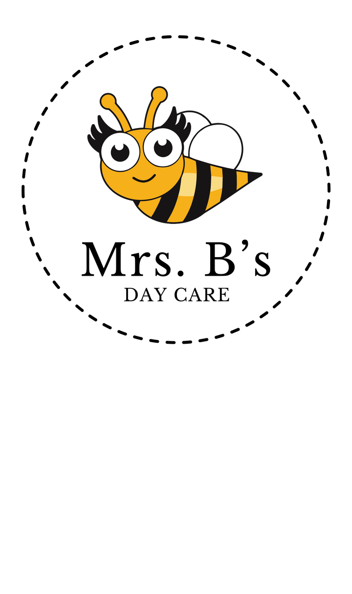 Mrs. B's Day Care Logo, a cartoon bee